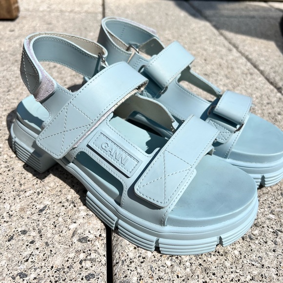 GANNI rubber sole sandles - Picture 3 of 6